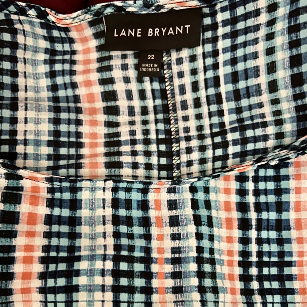 Lane Bryant size 22 Blouse with ruffled sleeves.